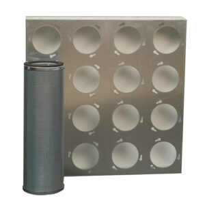 Bastidor para cartucho de carbono recambiable